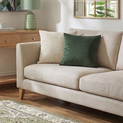 Urban Style Decorative Beige Lines Lounge Cushion – 45x45cm