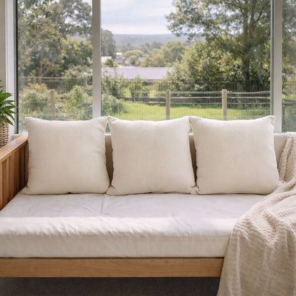 Urban Style Decorative Beige Lines Lounge Cushion – 45x45cm