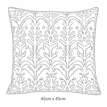 Urban Style Decorative Rainbow Lounge Cushion - 45x45cm