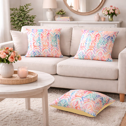 Urban Style Decorative Rainbow Lounge Cushion - 45x45cm