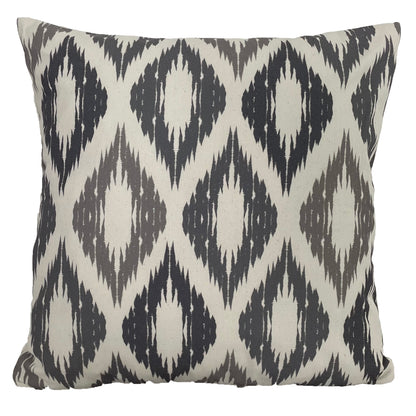 Urban Style Decorative Rustic Diamonds Lounge Cushion – Black & Grey
