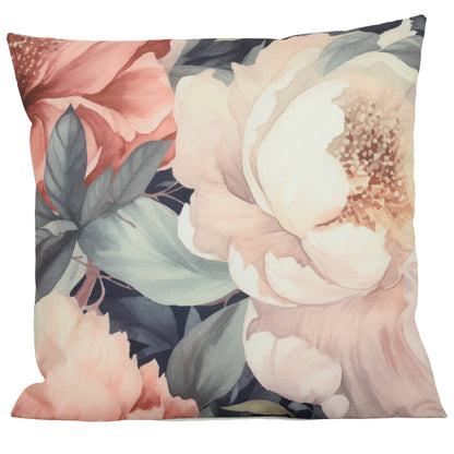 Urban Style Decorative Peony Lounge Cushion – 45x45cm