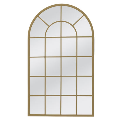 Urban Style Reflections Arch Mirror – Gold | 80cm x 120cm