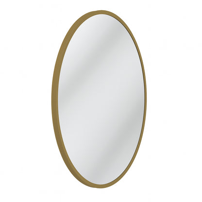 Urban Style Reflections Round Mirror – Gold | 80cm Diameter
