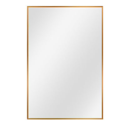 Urban Style Reflections Rectangular Mirror – Gold | 90cm