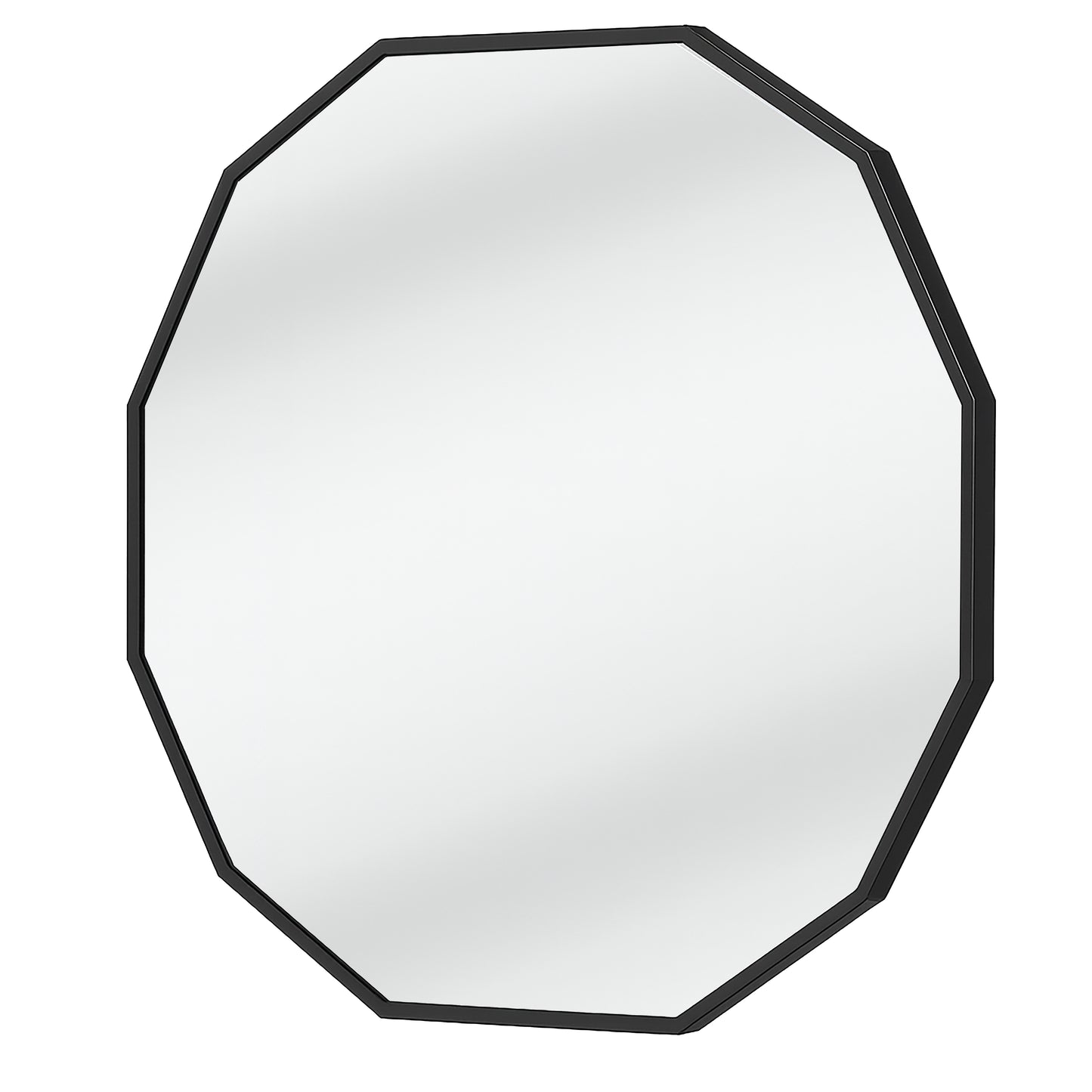 Urban Style Reflections Geometric Mirror – Black | 90cm