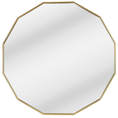 Urban Style Reflections Geometric Mirror – Gold | 90cm