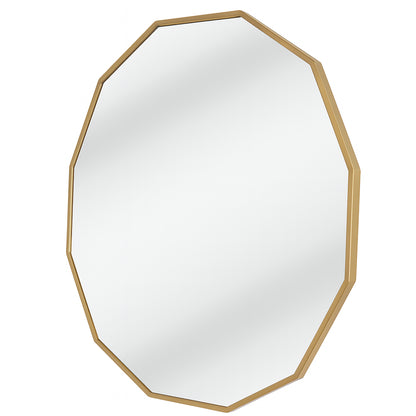 Urban Style Reflections Geometric Mirror – Gold | 90cm