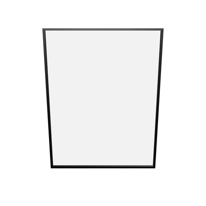 Urban Style Reflections Rectangular Mirror – Black | 90cm