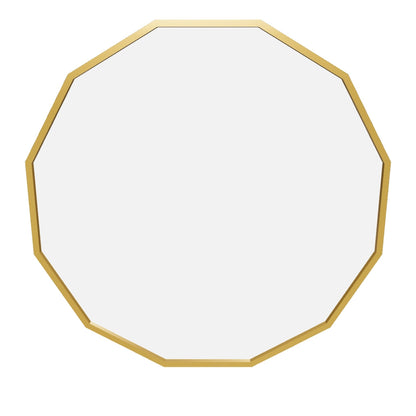 Urban Style Reflections Geometric Mirror – Gold | 90cm